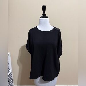 Cable & Gauge embellished shoulder t shirt. New, with tags.